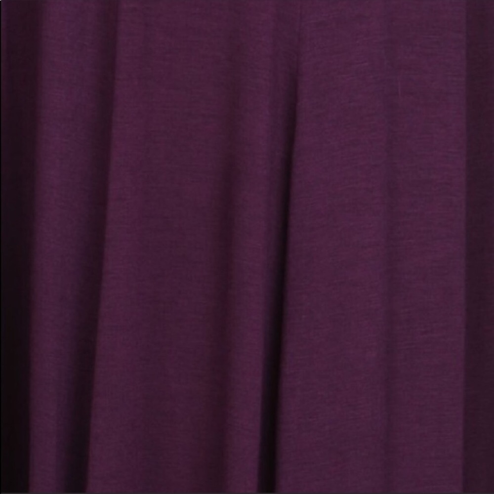 Fall Soft Plum Midi Dress - Picture 4 of 4